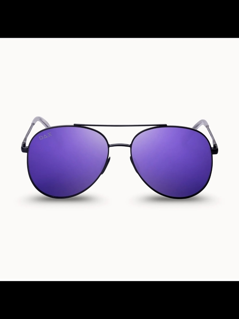Purple Aviator Sunglasses for Women